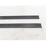 1988 BMW 325i E30 #1336 Trim Pair, Door Sill Carpet Holder Black LH & RH