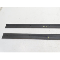 1988 BMW 325i E30 #1336 Trim Pair, Door Sill Carpet Holder Black LH & RH