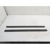 1988 BMW 325i E30 #1336 Trim Pair, Door Sill Carpet Holder Black LH & RH