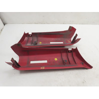 1988 BMW 325i E30 #1336 Bumper Side Cover Pair Rear Corner Cap Red