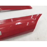 1988 BMW 325i E30 #1336 Bumper Side Cover Pair Rear Corner Cap Red