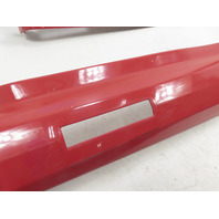 1988 BMW 325i E30 #1336 Bumper Side Cover Pair Rear Corner Cap Red