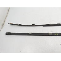 1988 BMW 325i E30 #1336 Door Window Pair Trim Scraper Convertible LH & RH