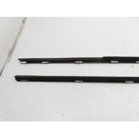 1988 BMW 325i E30 #1336 Door Window Pair Trim Scraper Convertible LH & RH