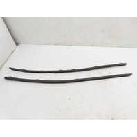 1988 BMW 325i E30 #1336 Door Window Pair Trim Scraper Convertible LH & RH