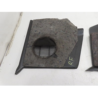 1988 BMW 325i E30 #1336 Trim Kick Panel Speaker Grill Pair Black