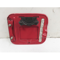 1988 BMW 325i E30 #1336 Fuel Gas Door Lid Red 5117196579