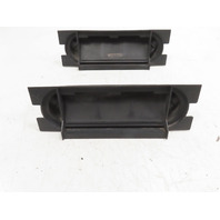 1988 BMW 325i E30 #1336 Air Vent Pair Trunk Flap Cab Pressure Black 64228397713