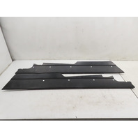 1988 BMW 325i E30 #1336 Trim Pair, Door Sill Scuff Plate Black 51471933721, 51471933722