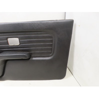 1988 BMW 325i E30 #1336 Door Panel Pair Vinyl w/ Handle LH & RH Convertible Blk