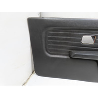 1988 BMW 325i E30 #1336 Door Panel Pair Vinyl w/ Handle LH & RH Convertible Blk