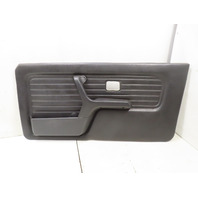 1988 BMW 325i E30 #1336 Door Panel Pair Vinyl w/ Handle LH & RH Convertible Blk