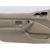 98 BMW Z3 E36 1.9L #1337 Door Panel, Oregon Leather Left Beige 99-02