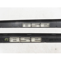 85 Porsche 928 S #1338 Trim Pair Door Sill Scribe Left & Right 92855105602 92855105502