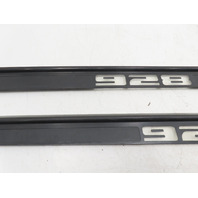 85 Porsche 928 S #1338 Trim Pair Door Sill Scribe Left & Right 92855105602 92855105502
