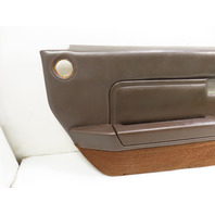 85 Porsche 928 S #1338 Trim, Door Panel, Left Brown