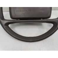 85 Porsche 928 S #1338 Steering Wheel W/ Pad, Leather Brown