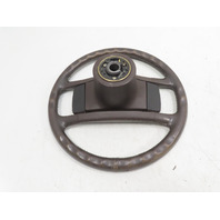 85 Porsche 928 S #1338 Steering Wheel W/ Pad, Leather Brown