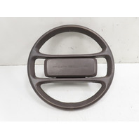 85 Porsche 928 S #1338 Steering Wheel W/ Pad, Leather Brown