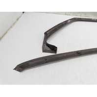 85 Porsche 928 S #1338 Trim Pair, Door Window Surround, Left & Right Brown
