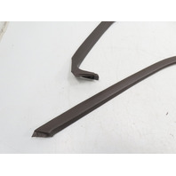 85 Porsche 928 S #1338 Trim Pair, Door Window Surround, Left & Right Brown