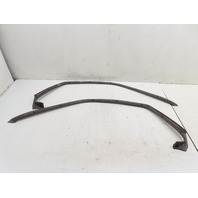 85 Porsche 928 S #1338 Trim Pair, Door Window Surround, Left & Right Brown