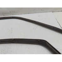 85 Porsche 928 S #1338 Trim Pair, Door Window Surround, Left & Right Brown
