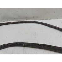 85 Porsche 928 S #1338 Trim Pair, Door Window Surround, Left & Right Brown