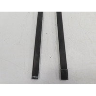 85 Porsche 928 S #1338 Trim Pair, Hatch Trunk Lid 2PC Molding Top Spoiler Style