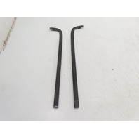 85 Porsche 928 S #1338 Trim Pair, Hatch Trunk Lid 2PC Molding Top Spoiler Style