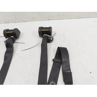 85 Porsche 928 S #1338 Seatbelt Pair, Front Left & Right, Black Lap Belt