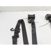 85 Porsche 928 S #1338 Seatbelt Pair, Front Left & Right, Black Lap Belt