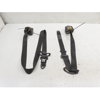 85 Porsche 928 S #1338 Seatbelt Pair, Front Left & Right, Black Lap Belt