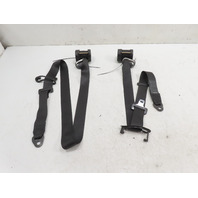 85 Porsche 928 S #1338 Seatbelt Pair, Front Left & Right, Black Lap Belt