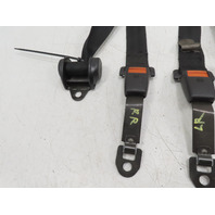 85 Porsche 928 S #1338 Seatbelt & Buckle Pair, Rear Black 92880301503