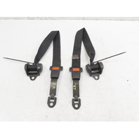 85 Porsche 928 S #1338 Seatbelt & Buckle Pair, Rear Black 92880301503