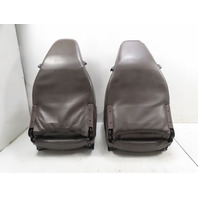 85 Porsche 928 S #1338 Seat Pair, Front 8-Way Power Leather Brown