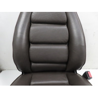 85 Porsche 928 S #1338 Seat Pair, Front 8-Way Power Leather Brown