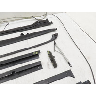 85 Porsche 928 S #1338 Sunroof Rails Tracks Mechanics Tracks Hardware Cable OEM