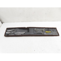 85 Porsche 928 S #1338 Tool Kit & Shelf Rear Hatch Genuine Complete Brown 92855118106