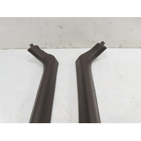 85 Porsche 928 S #1338 Trim Pair, A-Pillar Brown