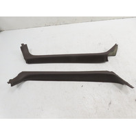 85 Porsche 928 S #1338 Trim Pair, A-Pillar Brown