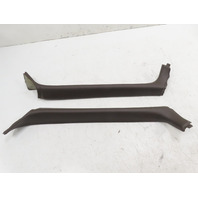 85 Porsche 928 S #1338 Trim Pair, A-Pillar Brown