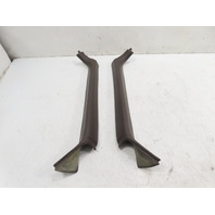85 Porsche 928 S #1338 Trim Pair, A-Pillar Brown