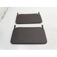 85 Porsche 928 S #1338 Sunvisor Pair, Vinyl Rear Brown OEM