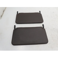 85 Porsche 928 S #1338 Sunvisor Pair, Vinyl Rear Brown OEM