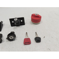 85 Porsche 928 S #1338 Lock Set, Ignition Door Trunk Glovebox Gas Cap 2 Keys