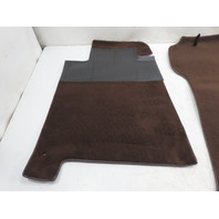 85 Porsche 928 S #1338 Carpet Set, Floor Mat Brown Front & Rear