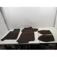 85 Porsche 928 S #1338 Carpet Set, Floor Mat Brown Front & Rear
