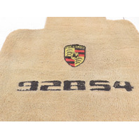 87-91 Porsche 928 S4 Carpet Set Floor Mats W/ PORSCHE SCRIPT TAN